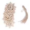 thumbnail image 1 of Adornos colgantes de madera huecos DIY árbol de Navidad colgantes decorativos accesorios de decoración del hogar JM00207, 1 of 14