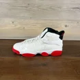 thumbnail image 2 of N I-K-E A i r-Jor-dan 6 Rings GS Size 7Y White Black University Red 323419 160, 2 of 6