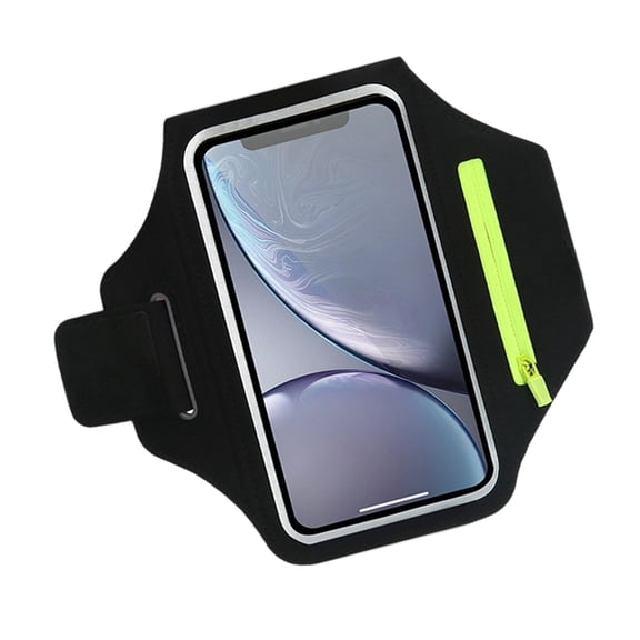 Breathable Sports Armband with Reflective Stripes & Multiple Pocket Designs Holder for Phones Up To 6.8 Inc