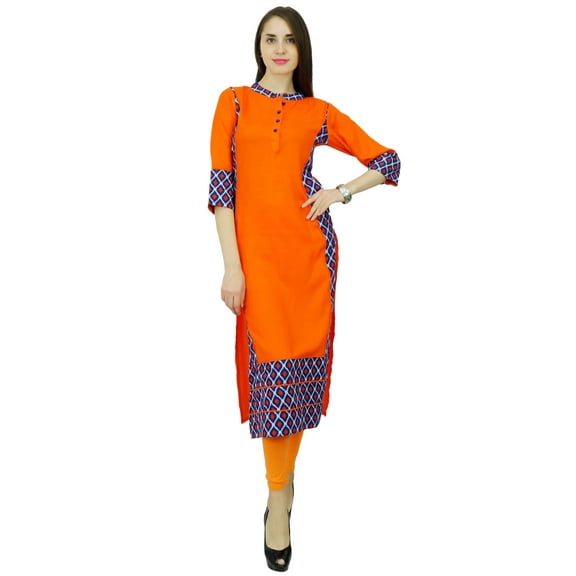 Phagun Rayon Bollywood Designer Ikat Kurta Ethnic Dress Top Tunic Kurti