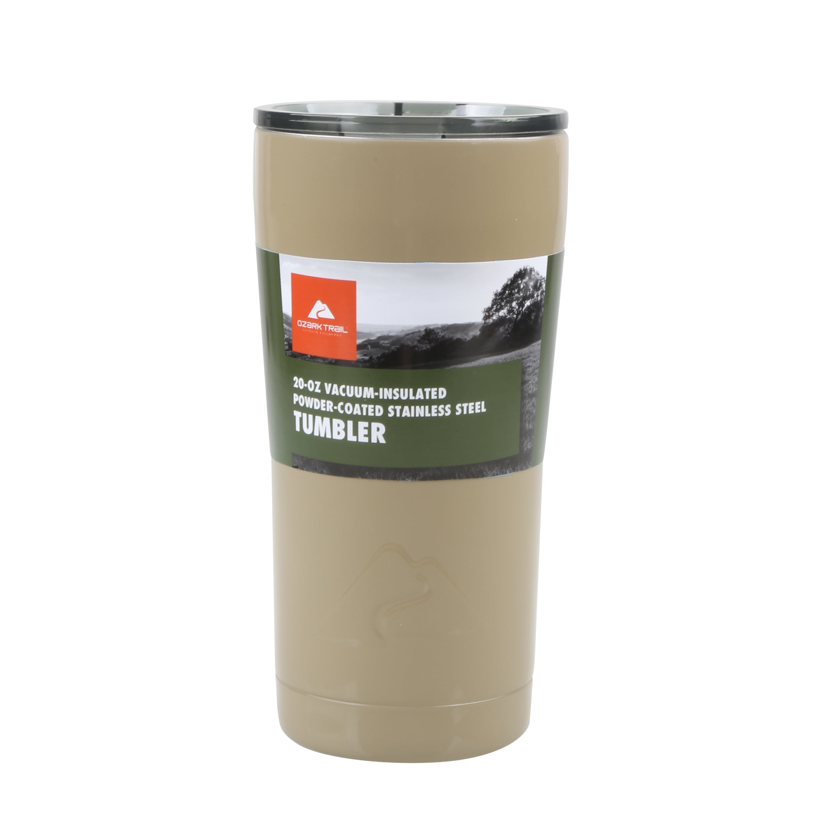 Ozark Trail Doublewall Vacuumsealed Stainless Steel Tumbler Tan, 20