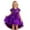 Purple, variant on Wdgfv Girl Sleeveless Lace 3D Flower Tutu Holiday Princess Dresses Blue 3-4 Years