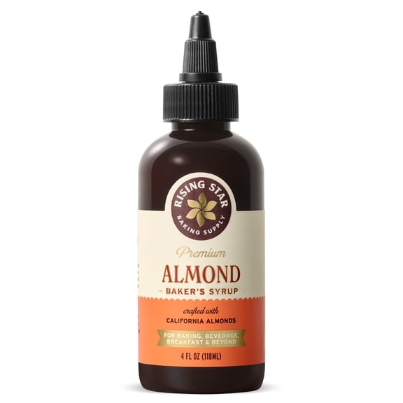 Rising Star Baking Supply Almond Baker's Syrup, 4 fl oz