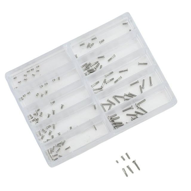 Kit De Tornillos Electrónicos, Mini Kit De Tornillos De Acero Inoxidable En Forma De H Para Reparación De Relojes De Gafas De Sol