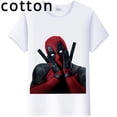 thumbnail image 2 of Camiseta de algodón de verano para niños 2024, camisetas con gráficos de Deadpool de dibujos animados de Marvel, camisetas estéticas Y2K para bebés y niñas, ropa para niños, 2 of 5