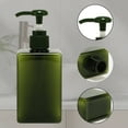 thumbnail image 5 of Unique Bargains 1 Pc Simple Square Soap Pump Dispenser for Bathroom Laundry Rooms 200ml Green, 5 of 6