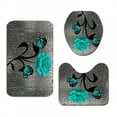 thumbnail image 4 of Rideau de Douche Impression 3D 4 Pcs pour Décoration Maison / Fête 180 * 180Cm, 4 of 4