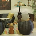 thumbnail image 5 of Vinplus Tiffany Table Lamp, 23" Tall Antique Mission Style Stained Glass Bedside Desk Lamp, 5 of 7