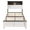 White+Black, variant on LEGAHOME Twin Platform Bed Frame with LED Light & Charging Station, Wood Slat Support, Heavy Duty 330 lbs, No Box Spring Needed, White & Black