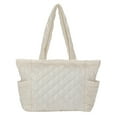 thumbnail image 2 of Bolso de mano acolchado Likrtyny Para mujer blanco, 2 of 9