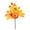 Z2#Orange1, 9.8*7.9 inch, variant on Artificial Fall Floral Stem, Harvest Floral Sprig, Artificial Maple Leaf Pick, Fall Pumpkin Stem, Autumn Foliage Pick, Faux Seasonal Stem With Maple Foliage and Speckled Pumpkin Ornament