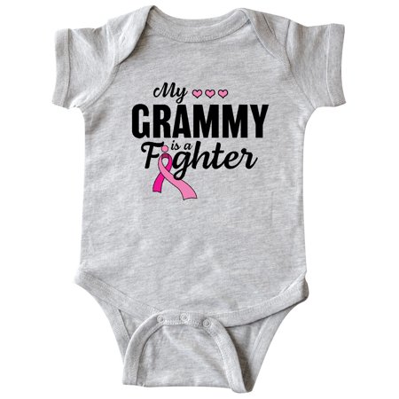 

Inktastic Breast Cancer Awareness My Grammy is a Fighter Gift Baby Boy or Baby Girl Bodysuit
