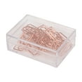 thumbnail image 3 of 100PCS Paper Clips Portable Mini Cute Shape Electroplated Rose Gold Metal Paper Clip for Office Homes Coffee Cup, 3 of 14