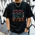 thumbnail image 3 of Men's T Shirt Summer New Trend Fashion Sweatshirt Loose Fit for Big and Tall Men Shirts 3XL, 3 of 4