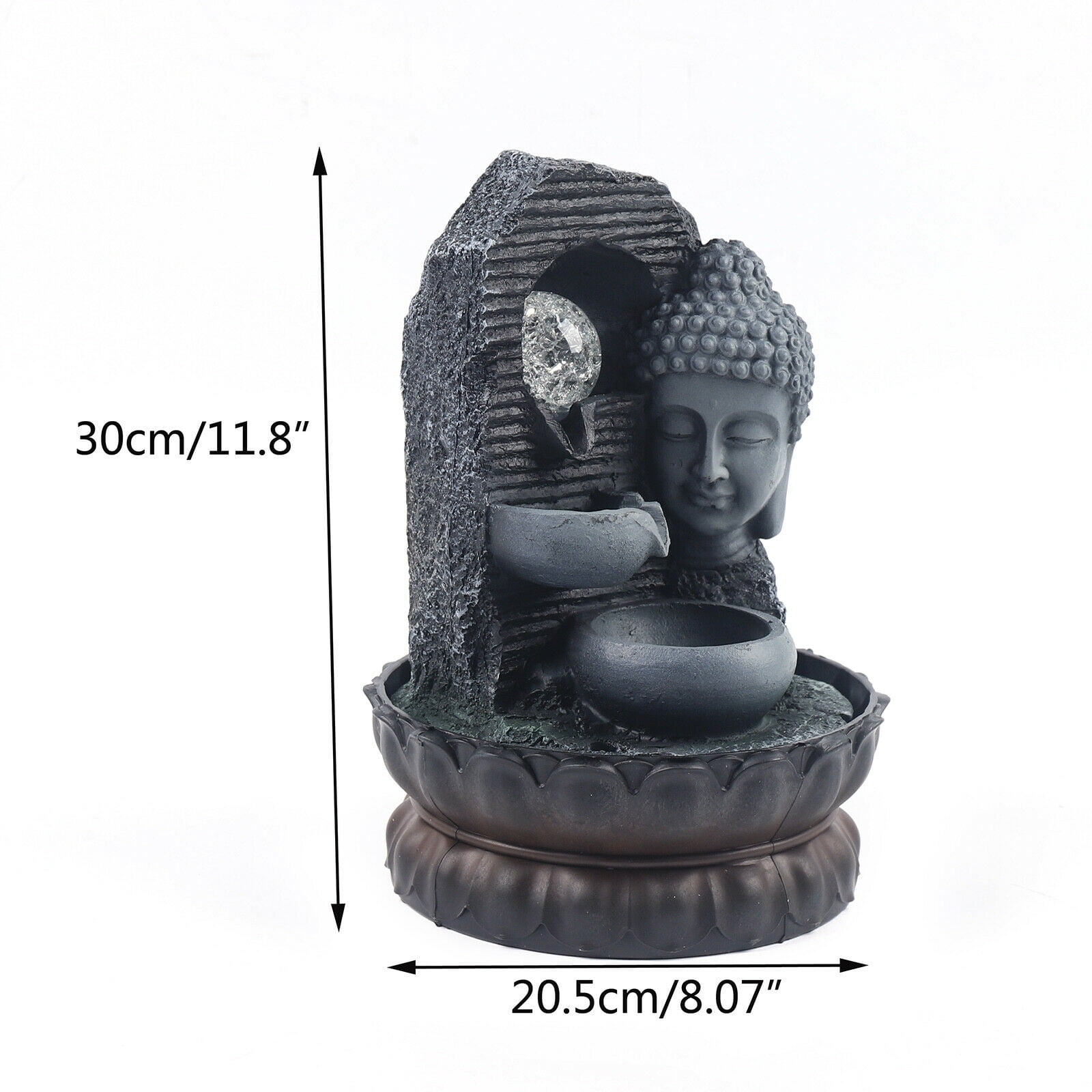 Vakman output Blootstellen Buddha Waterscape Feng Shui Ornaments Chinese Style Indoor Home Office  Decor Fountain LED Light Waterfall Decor Buddha Resin Chinese Style Feng  Shui Ornament Indoor Office Tea Room Decor Gift - Walmart.com
