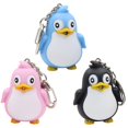 thumbnail image 1 of 3 piezas de colgantes creativos de pingüino que brillan intensamente y hacen sonidos, 1 of 2