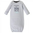 thumbnail image 4 of Hudson Baby Infant Boy Cotton Gowns, Handsome Whale, Preemie/Newborn, 4 of 5