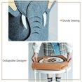 thumbnail image 3 of Cesta de fieltro XCF para almacenamiento grande diseño de elefante/león, 3 of 4