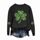 thumbnail image 5 of RKSTN Women's St Patrick's Day Sweatshirt Plus Size Crewneck Irish Gift St Patricks Luckys Shamrocks Graphic Print Hoodless Sweatshirts Top Womens Casual Round Neck Loose Fits Long Sleeve T Shirts, 5 of 5