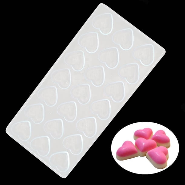 Fiudx Molde de Policarbonato para Chocolate, Ideal para Hacer Dulces Esféricos, Multiusos para Cubitos de Hielo y Pasteles Pequeños, Ideal para Decorar Postres de Bodas y Fiestas, 27,6 X 13,7 Cm, Mat