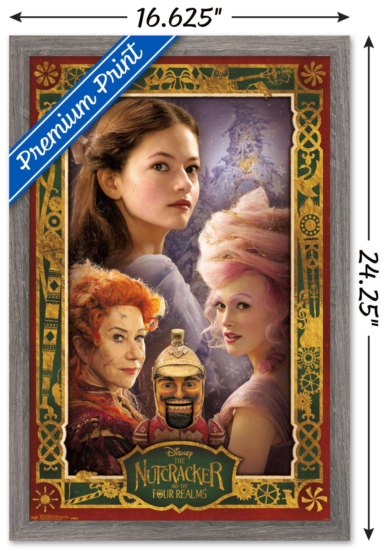 Disney The Nutcracker - Group Wall Poster, 14.725" x 22.375", Framed