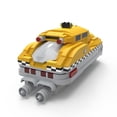 thumbnail image 3 of Bloques de construcción MOC para niños, juguete de ladrillos para armar coche Taxied de la patrulla urbana amarilla, coches técnicos de campeón de velocidad, ideal para montar, 3 of 4