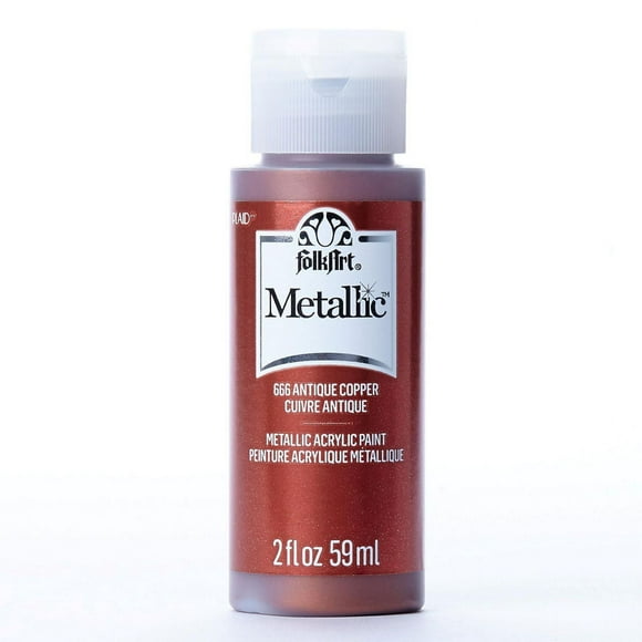 Folkart Metallic Antique Copper, Metallic Acrylic Paint