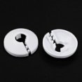 thumbnail image 2 of (24 Pieces) Pipe Collars White Plastic Radiator Pipe Covers Wall Flange Easy, 2 of 4