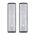 thumbnail image 3 of White Rhinestone Seat Belt Strap Covers, 3 of 3