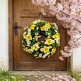 thumbnail image 6 of Kchsji Spring Door Wreath 15.35" Winter Artificial Greenery Frosted Berries, Elegant Front Door Wall Decoration for Indoor Outdoor Holiday Decor, Home Party Seasonal Wall Accent, 6 of 6