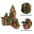 thumbnail image 3 of Unique Bargains Aquarium Landscape Mountain Decoration Artificial Aquatic Terrariums Stone Rock Green Gray 6.02", 3 of 7