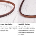 thumbnail image 6 of 1 Strand 3mm Flat Genuine Cowhide Leather Lace Cord Braiding String Leather Strips 2.2 Yard for Belt, 6 of 6