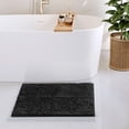 thumbnail image 2 of Lammaloe Chenille Bathroom Rugs Non Slip Bath Mat, 17x24 Ultra Absorbent, Bath Mats for Bathroom, Stone Gray, 2 of 6