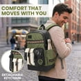 thumbnail image 4 of Star Wars The Mandalorian Green 18.5" Backpack, 4 of 7