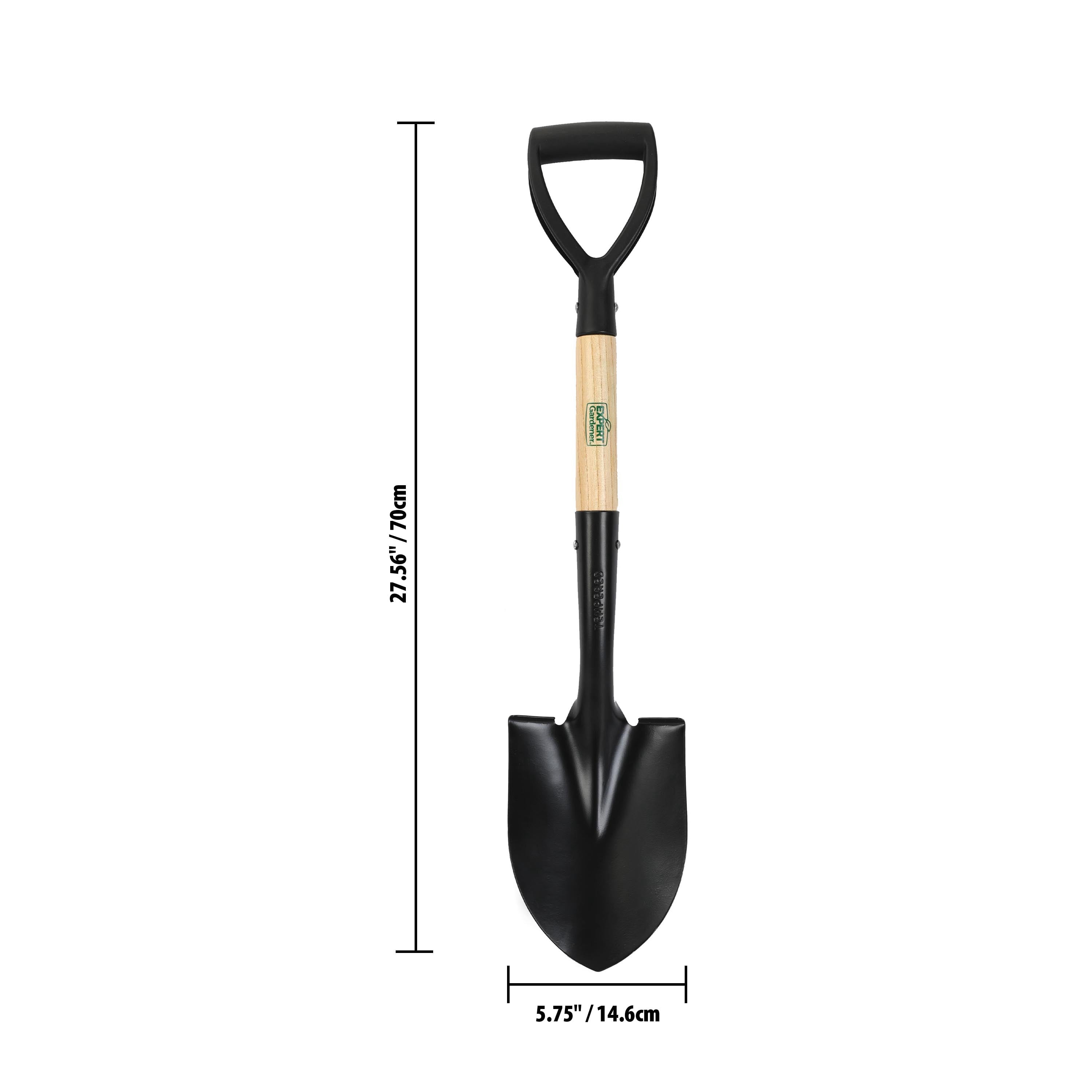 Expert Gardener Wood Utility Shovel