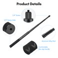 thumbnail image 2 of FlyFlise Invisible Selfie Stick 1/4 Inch Screw 28cm-110cm Adjustable Length with Mini Desktop Tripod, 2 of 8