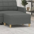 thumbnail image 1 of vidaXL Footstool Dark Grey 70x55x41 cm Fabric, 1 of 4