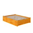 thumbnail image 4 of Atlantic Furniture Concord Queen Platform Panel Bed with Trundle in Caramel, 4 of 7