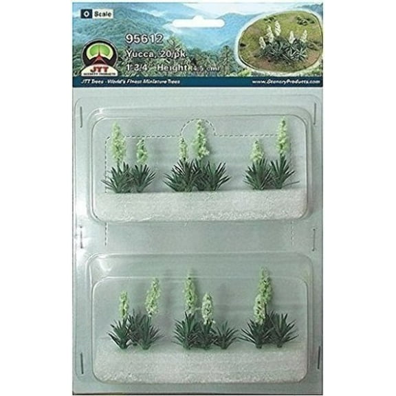 Yucca, O-Scale. 20pk Multi-Colored
