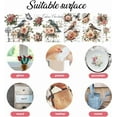 thumbnail image 4 of 12 Sheets 12 Style Rub on Transfers 5.5x5.5 Inch Vintage Birds Rose Rub on Transfer Colorful Birds Print Transfer Stickers for Window Furniture Craft Scrapbook Decals, 4 of 9