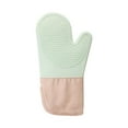 thumbnail image 1 of Fiudx Guantes para Microondas, Forro de Algodón Grueso, Aislamiento Térmico, Textura de Gel de Sílice, Versátiles para Hornear, Asar y Cocinar, Ideal Como Regalo para Cocineros, Juego de 33,5 X 19 Cm, 1 of 4