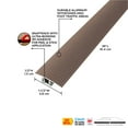 thumbnail image 3 of M-D Building Products 43323 1-1/2 In. X 36 In. Spice Aluminum CINCH® T-Molding Fluted w/ Snaptrack, 3 of 15