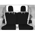 thumbnail image 2 of CalTrend Rear 50/50 Split Back & Solid Cushion Cordura Seat Covers for 2015-2023 Ford Mustang - FD472-01CC Black Insert with Black Trim, 2 of 3