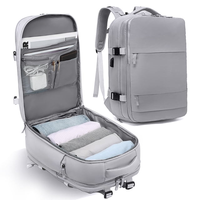 Large Capacity Multi-function and Dry Classification Backpack with USB Port and Separate Shoe Compartment for Traveling Sports and Fitness Waterproof