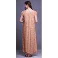 thumbnail image 4 of Bimba Pyjama pour Femmes Imprimé à Manches Courtes Longue Chemise de Nuit Tenue de Nuit pour Dames, 4 of 4