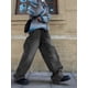 thumbnail image 4 of Pantalones holgados de cintura alta para mujer, Vaqueros rectos de pierna ancha, informales, 4 of 5