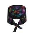 thumbnail image 2 of Salouo Futuristic Cat Warrior Print Adjustable Working Caps,1 Pcs Working Hats Elastic Scrub Hats Elastic Tie Back Hats Unisex Nurse Scrub Cap Nurse Hats ,One Size, 2 of 7