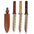 thumbnail image 3 of Cuchillo para desmalezar y cavar, mango de madera, 3 of 5