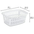 thumbnail image 4 of Sterilite 1.5 Bushel Large Rectangular Plastic Laundry Basket Bins, 12 Pack, 4 of 12
