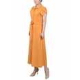 thumbnail image 2 of Petite Midi Petal Sleeve Dress, 2 of 4